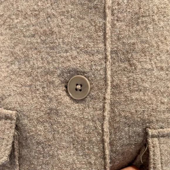 Banana Republic Beige Wool Utility Shirt Jacket - Picture 6 of 7